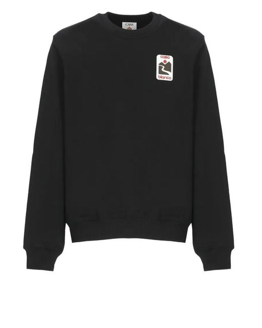 Casablanca Sunset Valley Sweatshirt in Black für Herren