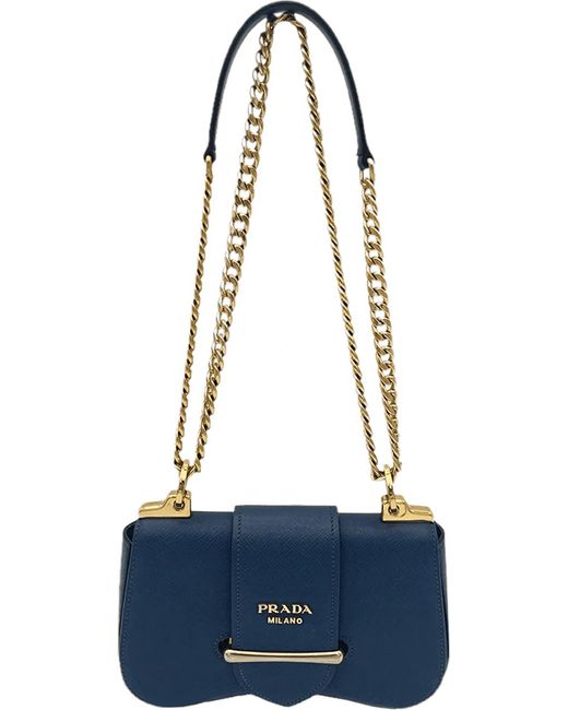Prada Blue Hobo Bags