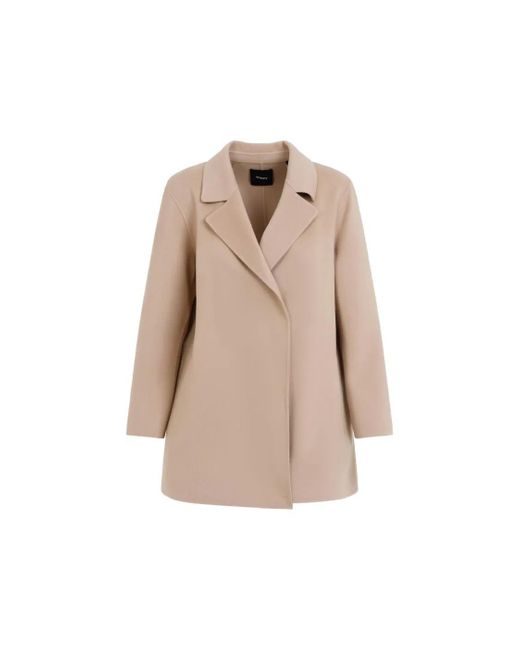 Theory Natural Clairene Double Coat