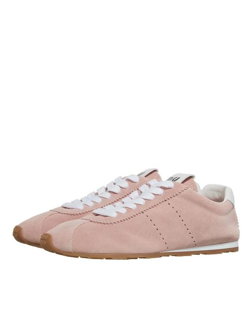 Miu Miu High-Top Sneakers in het Pink