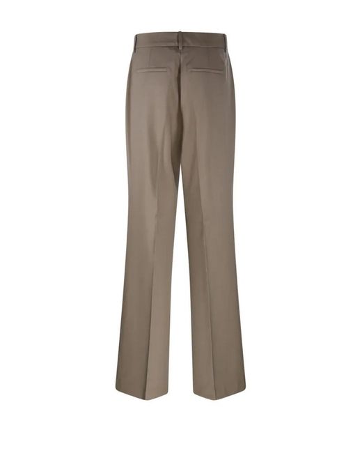 Rohe Gray Relaxed Single Pleated Trouser
