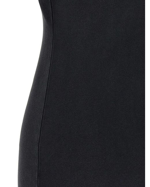 Balenciaga Black 'Laurel Classic' Polo Dress