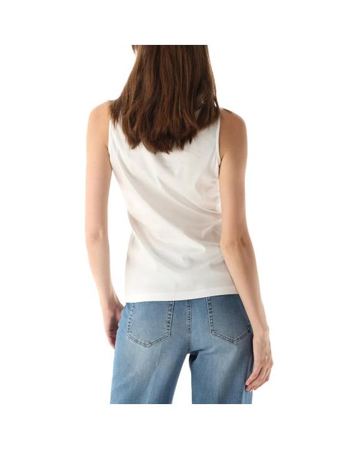 Van Laack White T-Shirt Slim Fit Uni