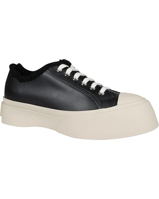 Marni Black Low-Top Sneaker
