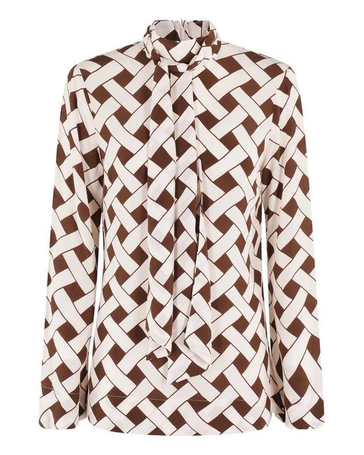 Rixo Brown Libra Top