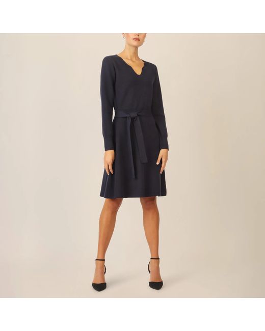Apart Blue Strickkleid
