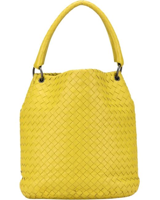 Bottega Veneta Yellow Crossbody Bags
