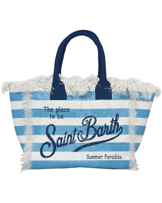Mc2 Saint Barth Blue Hobo Bags