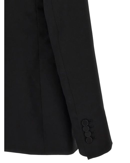 Tagliatore Super 110's Wool Tuxedo Dress in Black für Herren