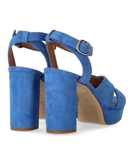 Via Roma 15 Blue Sandalen