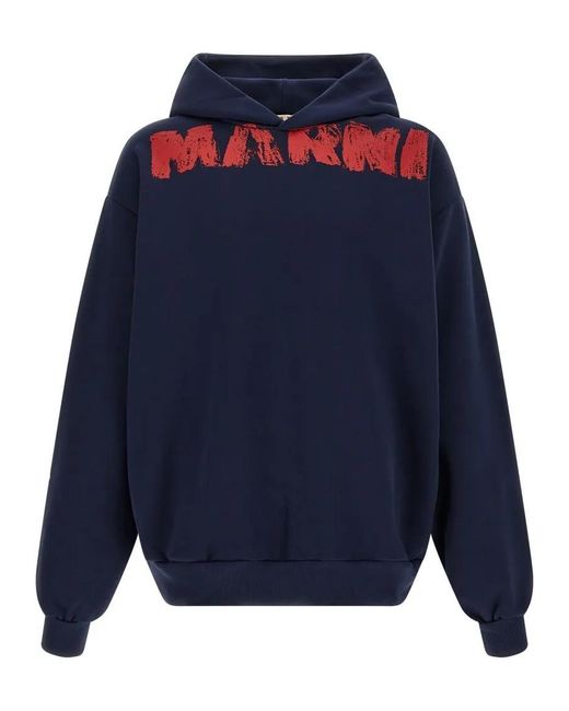 Marni Monolith' Hoodie in Blue für Herren