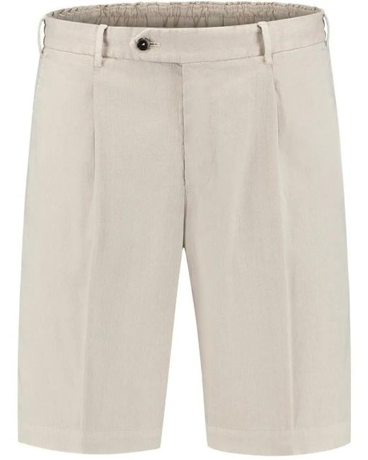 PT Torino Bermuda Linen Cotton in Natural für Herren