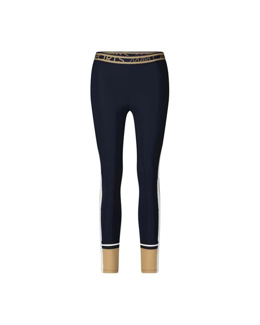 Marc Cain Blue Leggings Mit Elastischem Bund