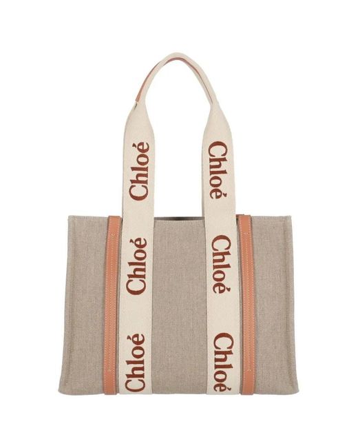 Chloé Natural Shopper & Totes