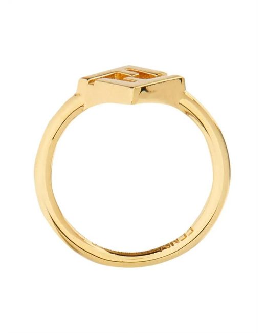 Fendi Metallic Ringe