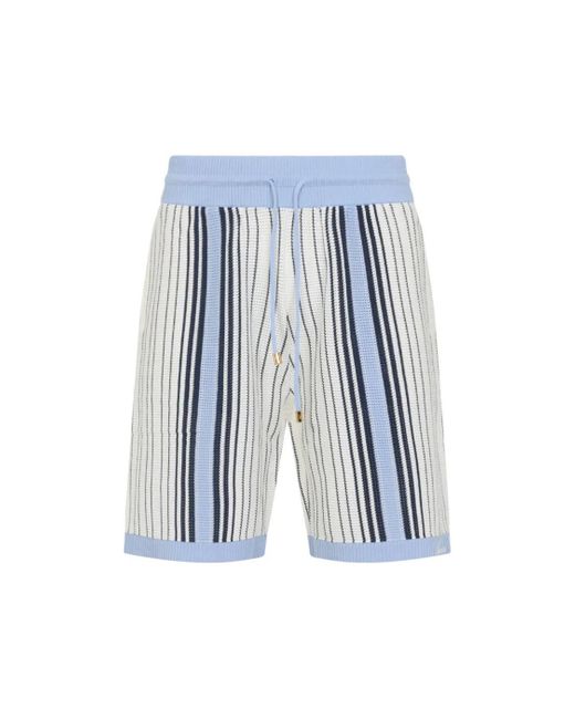 Amiri Relaxed Fit Bermuda Shorts in Blue für Herren