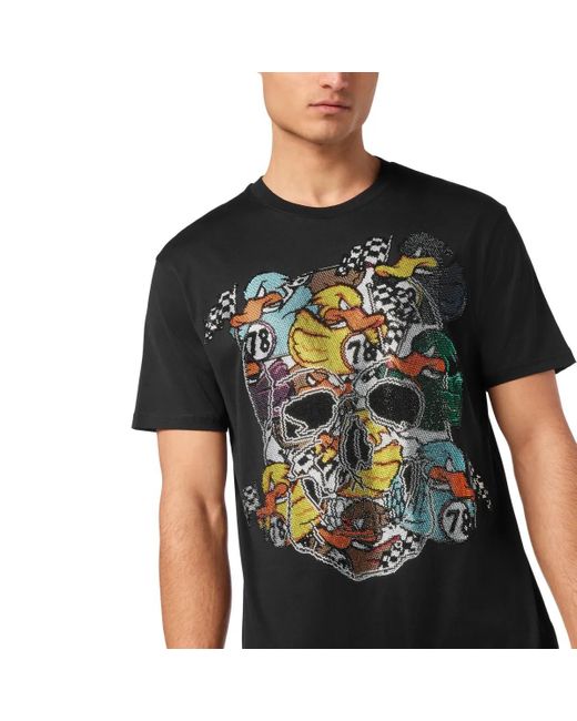 Philipp Plein T-Shirt Duck in Black für Herren