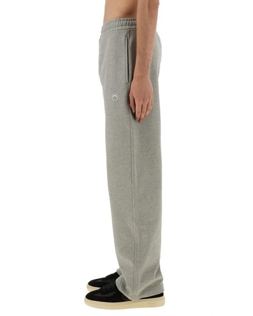MARINE SERRE Relaxed-Fit Track Pants With Elastic Waistban in Gray für Herren