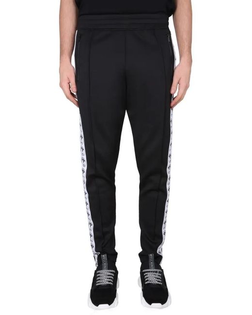 Moschino Jogging Pants With Adjustable Drawstring And Zippe in Black für Herren