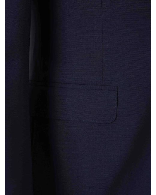 Canali Timeless Wool Blazer in Blue für Herren