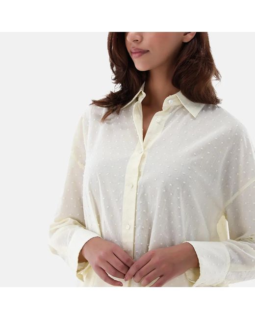 Van Laack Green Bluse Modern Fit Uni
