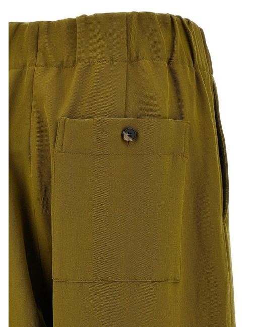 Dries Van Noten Green 'Pila' Pants