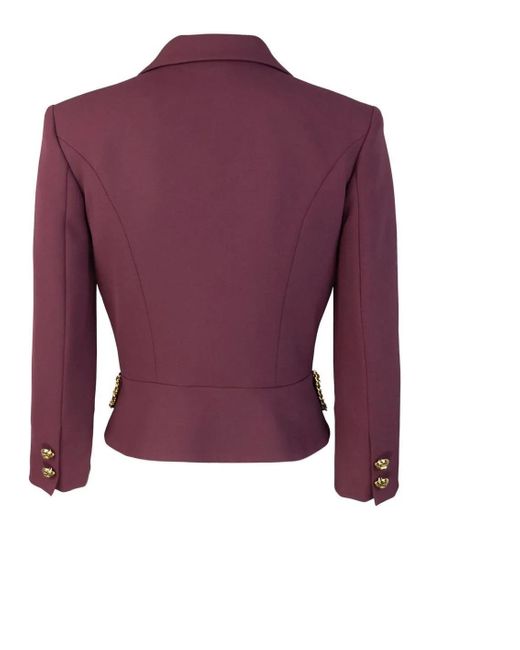 Elisabetta Franchi Purple Jackets