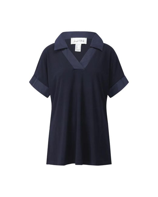 Joseph Ribkoff Blue Poloshirt Mit Stretch