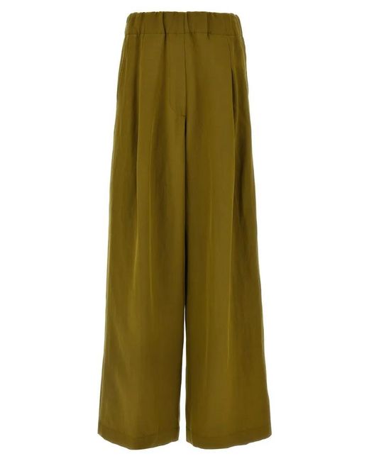 Dries Van Noten Green 'Pila' Pants