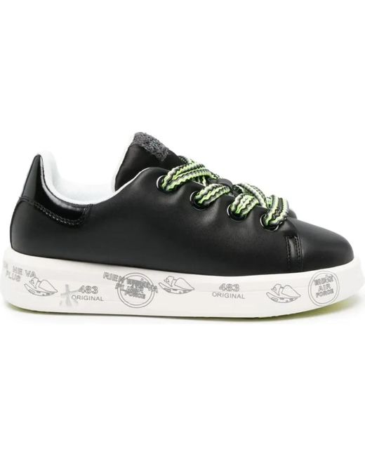Premiata Black Low-Top Sneaker