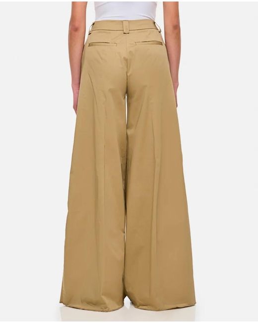THE LATEST Natural Alma Popeline Trousers