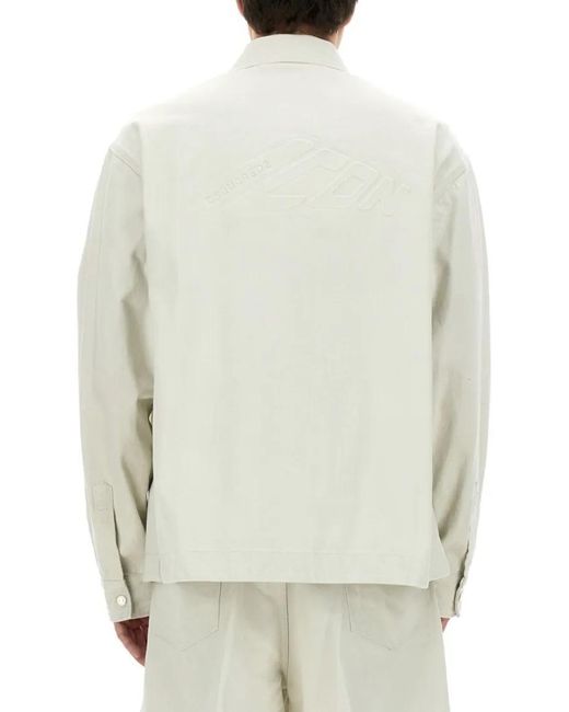 DSquared² "Icon New Generation" Overshirt in White für Herren