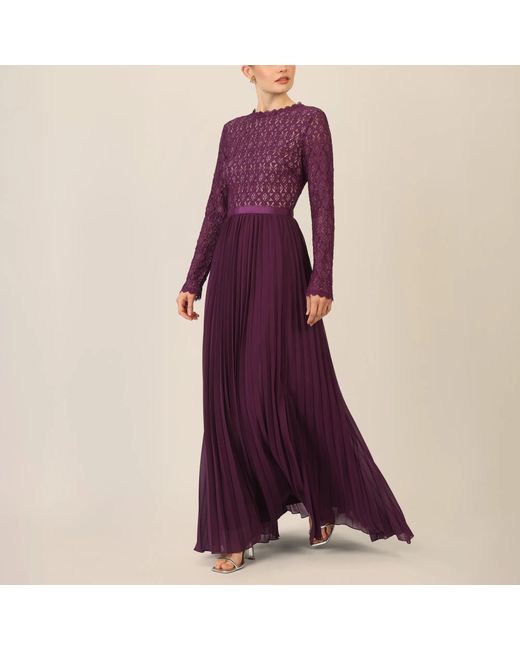 Apart Purple Abendkleid