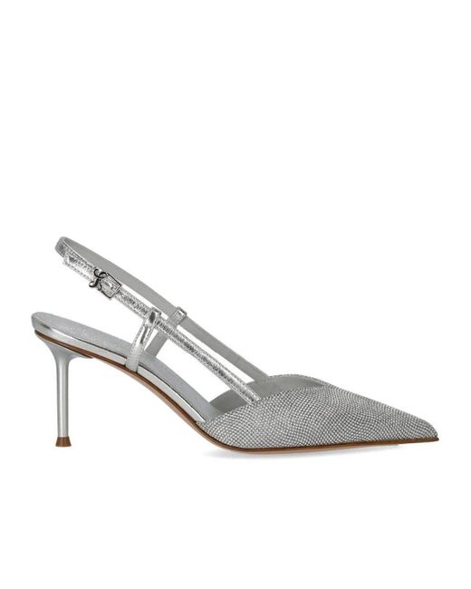 Sergio Levantesi White Hohe Schuhe