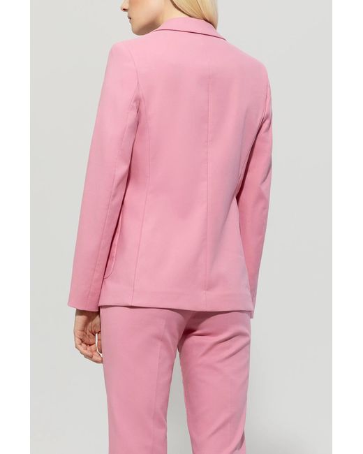 Luisa Cerano Pink Stretch-Gabardine-Blazer