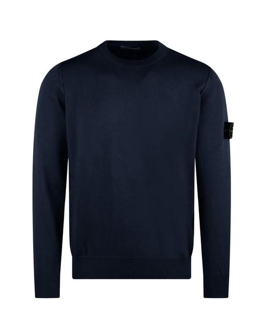 Stone Island Roundneck Sweater in Blue für Herren