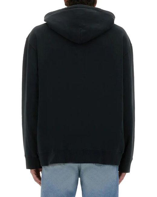MM6 by Maison Martin Margiela "Numeric" Sweatshirt in Black für Herren