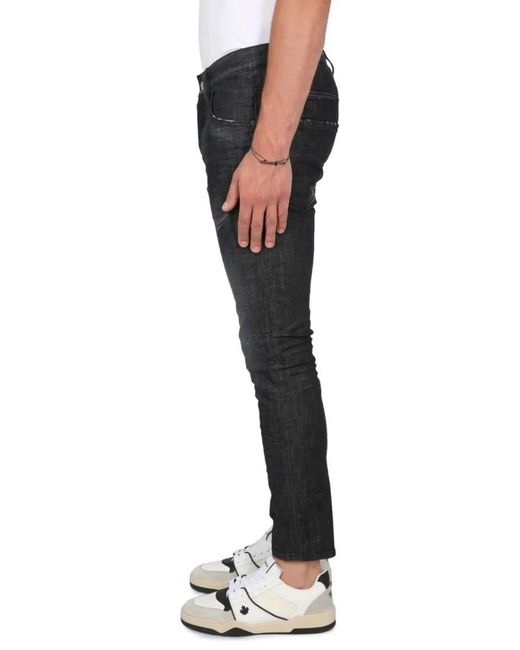 DSquared² Skater Fit Jeans in Black für Herren