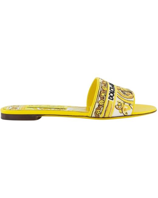 Dolce & Gabbana Black Sandalen