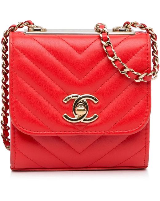 Chanel Red Portemonnaies