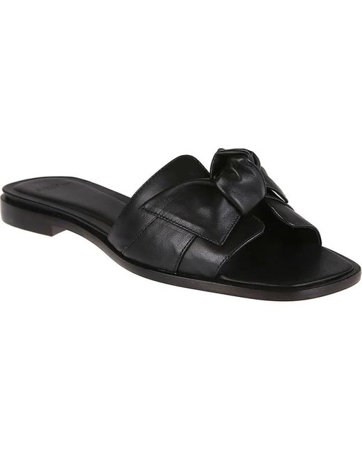 Alexandre Birman Black Slipper & Pantoletten