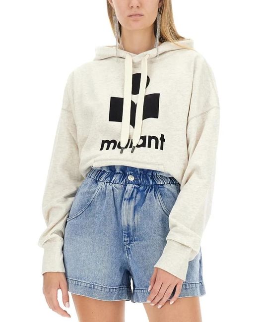 Isabel Marant White "Mansel" Sweatshirt