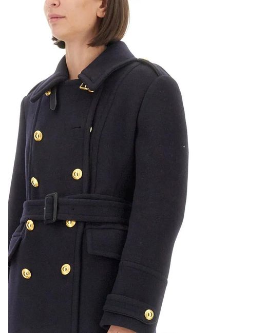 Tom Ford Black Double-Breasted Coat