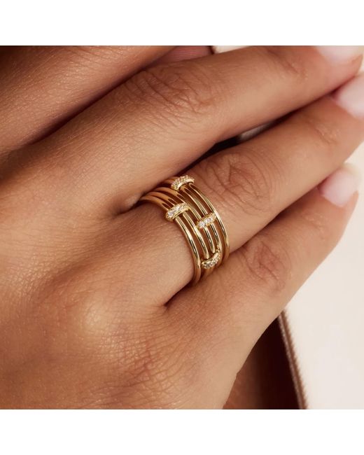 Isabel Bernard Metallic Ringe