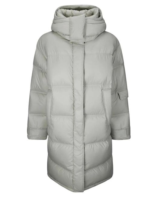 Holzweiler Gray Long Oversized Puffer Jacket
