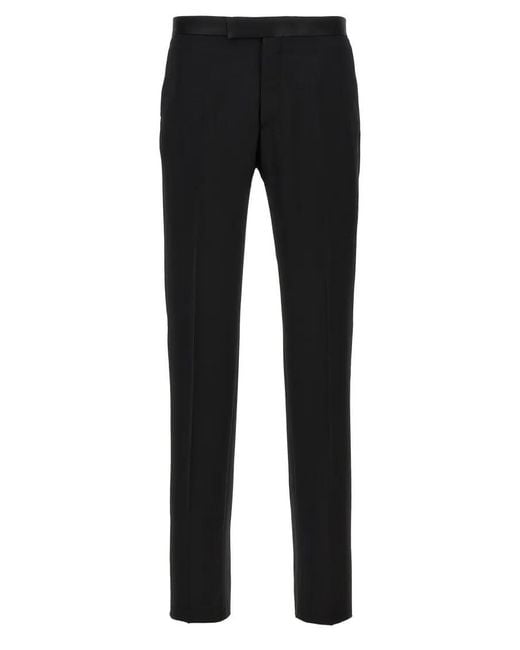 Tagliatore Super 110's Wool Tuxedo Dress in Black für Herren