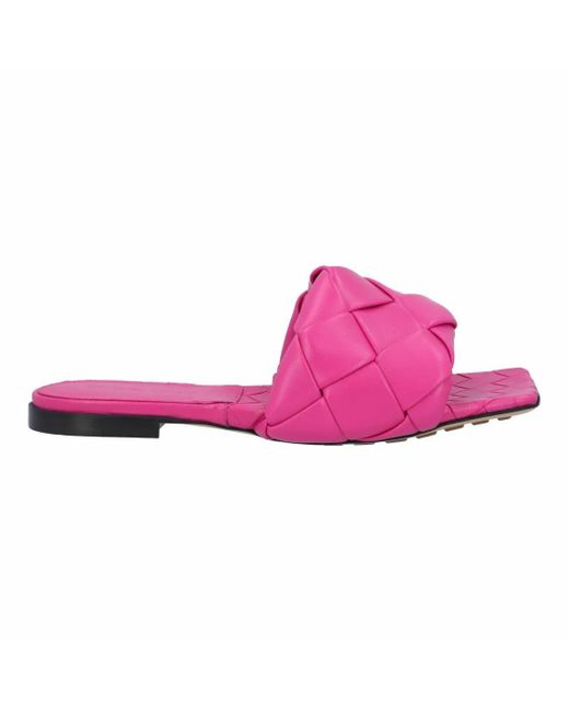 Bottega Veneta Pink Sandalen