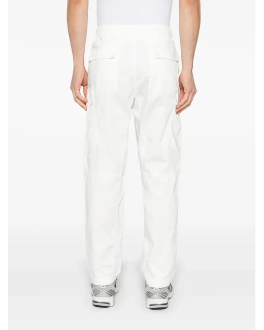 C P Company Lens-Detail Cargo Pants in White für Herren
