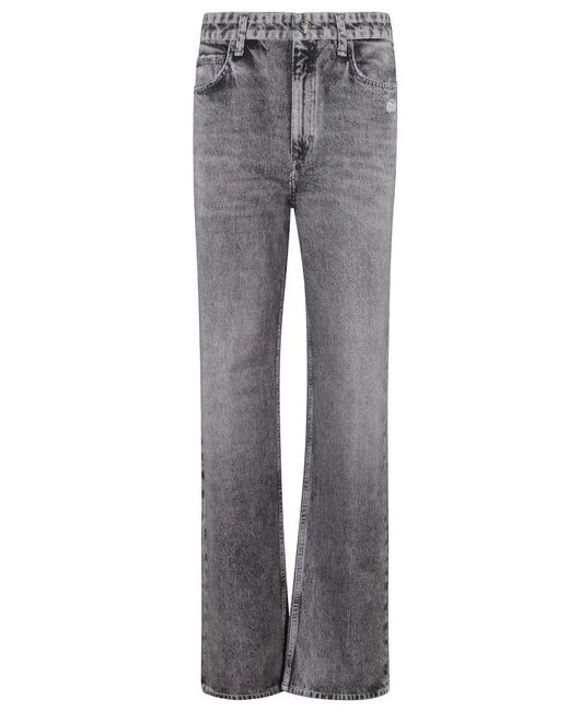Rag & Bone Gray Miramar Shea High Rise Jeans