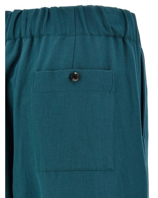 Dries Van Noten Blue 'Pila' Pants